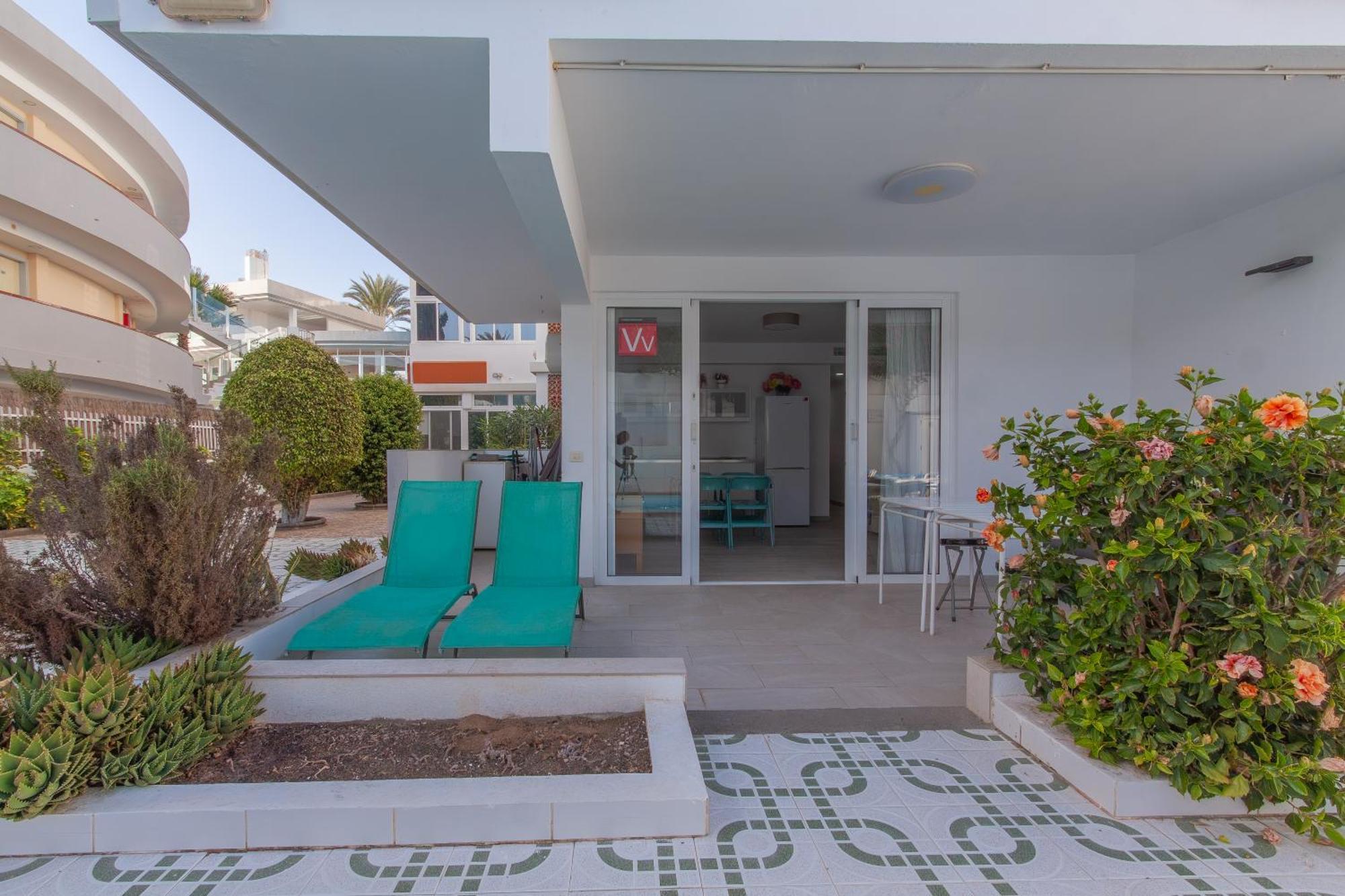 Apartamento Con Terraza Y Piscina En Playa Del Ing Playa del Inglés Eksteriør billede