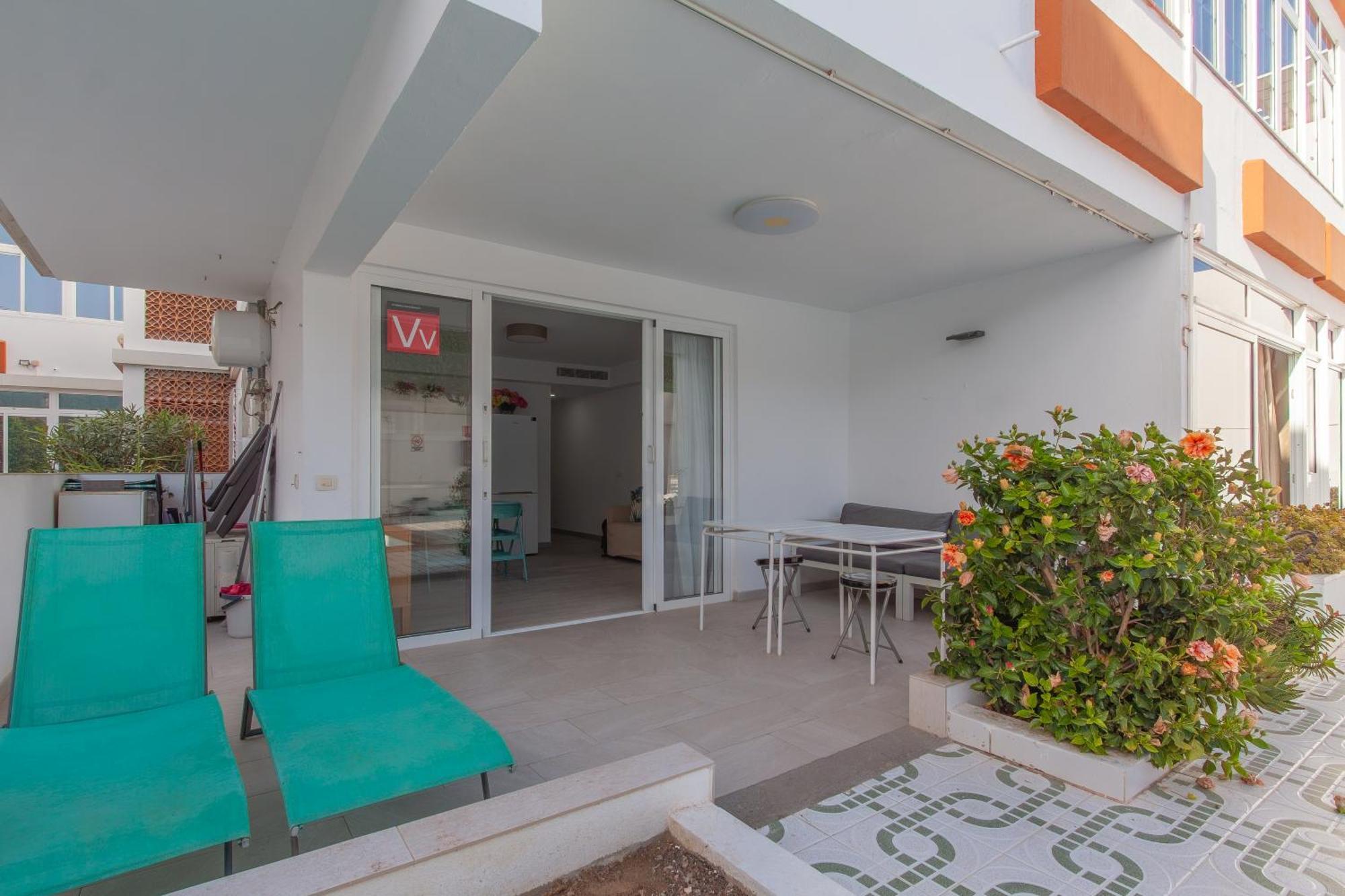 Apartamento Con Terraza Y Piscina En Playa Del Ing Playa del Inglés Eksteriør billede