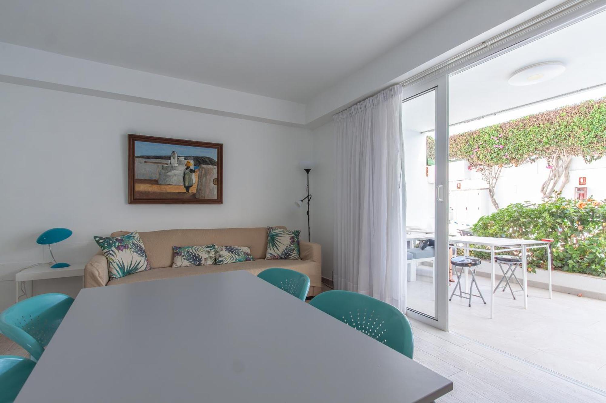 Apartamento Con Terraza Y Piscina En Playa Del Ing Playa del Inglés Eksteriør billede